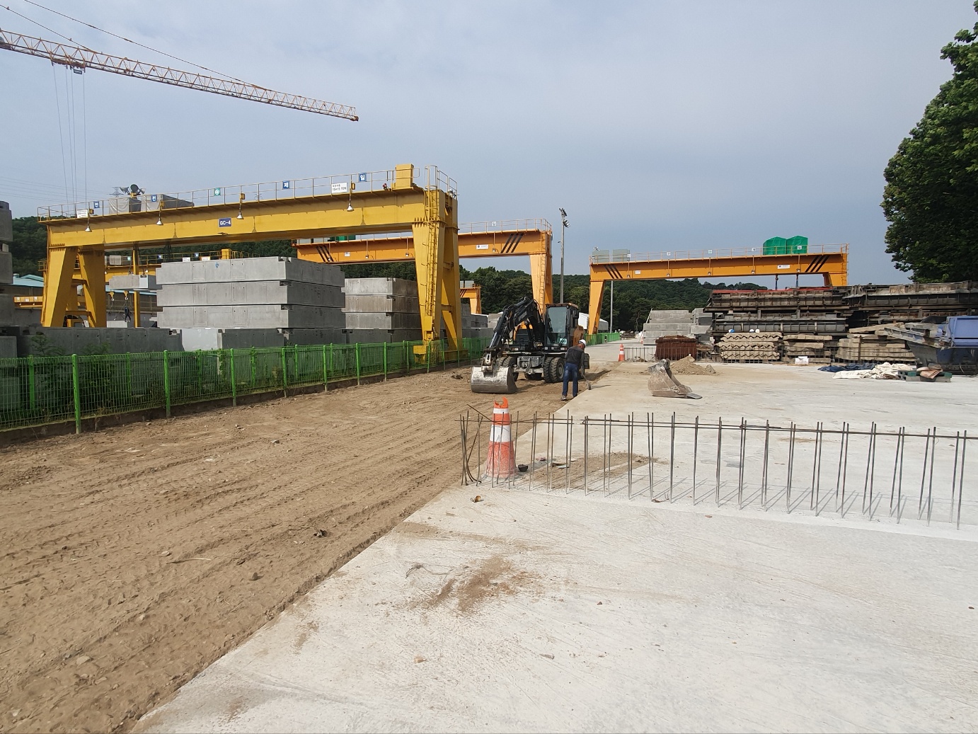 Construction of Road Improvement in Dongjin PC Factory